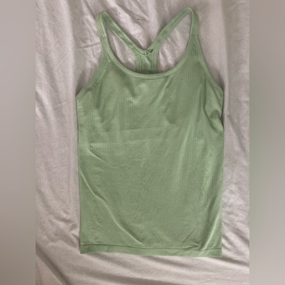 Lululemon Ebb To Street Tank II Light Green Size 10 - Picture 2 of 8